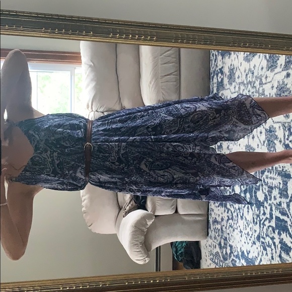 Flowy blue dress - Picture 6 of 8